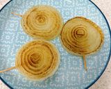 新玉ねぎのライスペーパーピザ作り方5写真