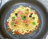 新玉ねぎのライスペーパーピザ作り方11写真