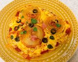 新玉ねぎのライスペーパーピザ作り方13写真