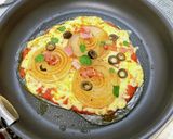 新玉ねぎのライスペーパーピザ作り方12写真