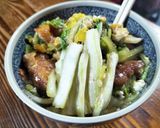 2度美味唐揚げ白菜丼！厨房ばあばぁ作り方3写真