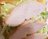 梅とキャベツとチーズとチキンのサンド 作り方6写真