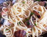 冷凍あさりとえびのパスタ作り方9写真