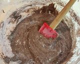 バットで作るチョコなしチョコレートケーキ作り方5写真