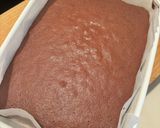 バットで作るチョコなしチョコレートケーキ作り方7写真