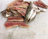☆鰯の刺身梅肉和えで美味いと言わしたる☆作り方1写真