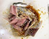 ☆鰯の刺身梅肉和えで美味いと言わしたる☆作り方4写真