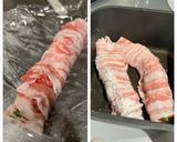 インゲンと人参の豚バラ肉くるくる巻き弁当作り方3写真