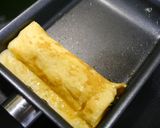 お弁当！卵ロール　スナップエンドウ作り方3写真