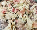 豚肉／細切れ肉でつくる●あまから豚玉子丼作り方1写真