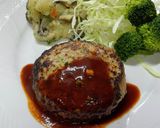 【節約】野菜たっぷりチーズインハンバーグ作り方8写真