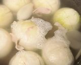 ほったらかし丸ごと玉ねぎスープ作り方1写真