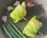 ジャガイモ詰めの焼きロール白菜作り方3写真