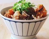 カボチャそぼろあんかけ丼★ランチ★受験生作り方2写真