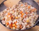 根菜消費の節約レシピ✨鶏肉と根菜の旨煮♡作り方3写真