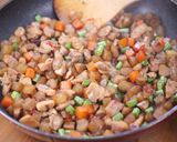 根菜消費の節約レシピ✨鶏肉と根菜の旨煮♡作り方5写真