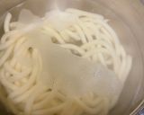 ☆ジェノベーゼと明太子で釜玉うどん☆作り方1写真