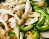 １袋→２皿カレー●細切り具材の卵カレー作り方1写真