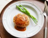 ごはんで簡単！大豆ミートハンバーグ♪作り方5写真