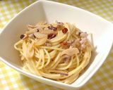 塩辛＆ピーマン＆カニかま消費パスタ♪作り方6写真