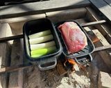 アイアンメスティンで鴨蕎麦作り方1写真