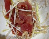 わさびポン酢 の 刺身ネギ和え作り方2写真