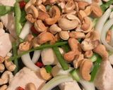 カシューナッツと鶏肉のピリ辛甘酢炒め作り方4写真