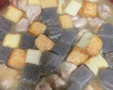 ☆鶏もも＊厚揚げ＊こんにゃくでどて煮☆作り方8写真