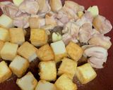 ☆鶏もも＊厚揚げ＊こんにゃくでどて煮☆作り方6写真