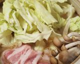 寒い日★豆乳エスニック鍋うどん少量豚バラ作り方2写真