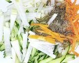 柚子〜ゆず〜ユズ香るサッパリ小鉢作り方2写真