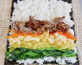 簡単!焼肉キンパ作り方10写真