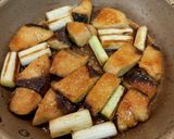 ぶりと白ネギの甘辛ガーリック照り焼き作り方4写真