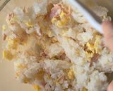 レンジで簡単！チャーハン風おにぎり♪作り方5写真