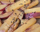 揚げずにヘルシー！焼き大学いも作り方6写真