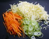簡単！コロッケお好み焼き　白だし風味作り方1写真