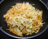 簡単！コロッケお好み焼き　白だし風味作り方4写真