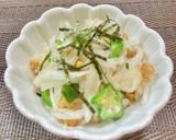 デトックス【大根✖️おくら】ねばるサラダ作り方8写真