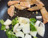 *鮭のオイスターソース炒め*作り方4写真