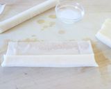 おつまみに【チーズの巻き揚げ（ジャム添え作り方3写真
