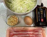 焼肉の生だれでライスペーパーお好み焼き作り方2写真