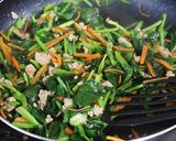 ご飯が進む♪ほうれん草の肉味噌炒め作り方3写真