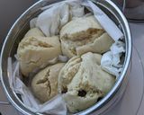 練乳ミルクティー蒸し(発酵なし、油無し)作り方4写真