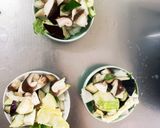 根菜茄子白菜簡単きな粉チリ味温野菜サラダ作り方10写真