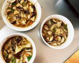 根菜茄子白菜オイごま甘酢煮味温野菜サラダ作り方16写真