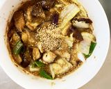 根菜茄子白菜オイごま甘酢煮味温野菜サラダ作り方18写真