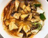 根菜茄子白菜簡単きな粉チリ味温野菜サラダ作り方17写真