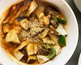 根菜茄子白菜簡単きな粉チリ味温野菜サラダ作り方18写真