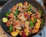 鶏とさつま芋のネギソース作り方7写真