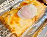 ちょっと一手間、チーズ温玉厚揚げトースト作り方6写真